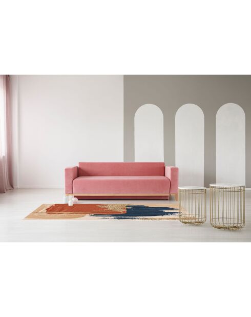 Tappeto in vinile multicolore Oleo 6 - 66x150 cm