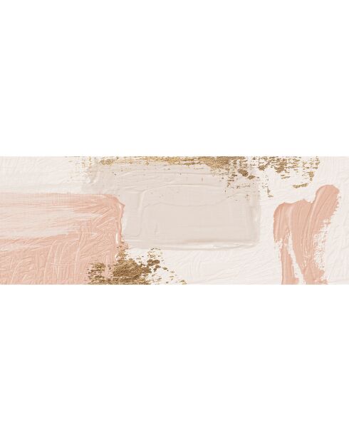 Oleo 11 roze/goud vinyltapijt - 66x180 cm