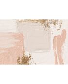 Tapis vinyle Oleo 11 rose/doré  - 200x300 cm