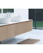 Rouleau autocollant vinyle avec relief Madera beige - 68x500 cm