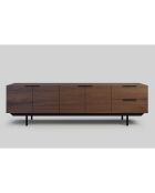 Rouleau autocollant vinyle avec relief Madera châtain - 137x300 cm