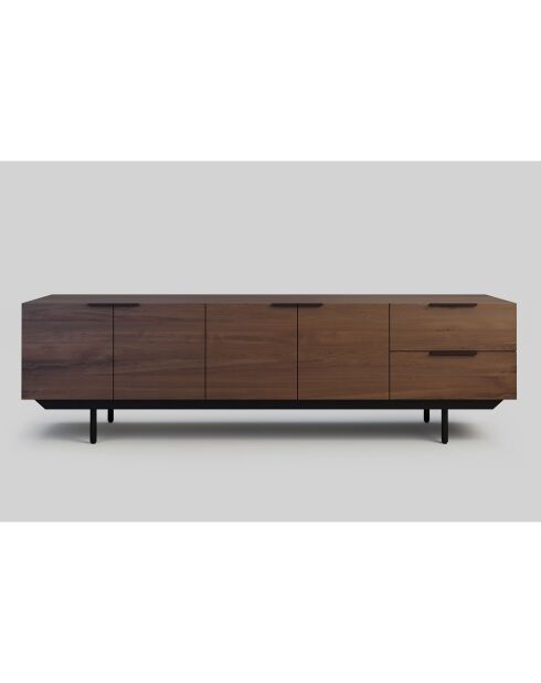 Rouleau autocollant vinyle avec relief Madera châtain - 137x300 cm