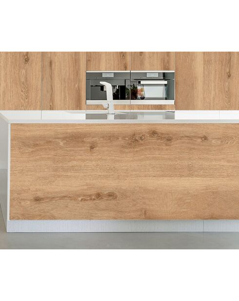 Rouleau autocollant vinyle avec relief Madera nude - 137x500 cm