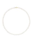 Collier en Or Jaune & Perles de Culture d'Eau Douce blanc nacre