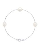 Bracelet en Argent & Perles de Culture d'Eau Douce blanc nacre