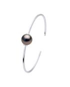 Prestige Regenbogen-Armreif aus Silber und Tahiti-Zuchtperlen