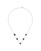 Collana arcobaleno in argento tahitiano e perle coltivate