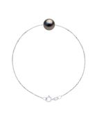 Rainbow Love Link Armband aus Silber und Tahiti-Zuchtperle