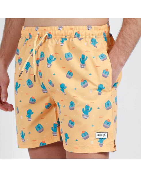 Short de bain Bryan ocre