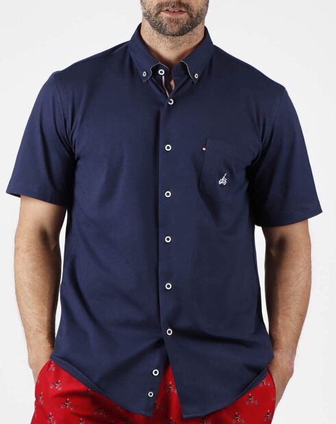 Polo azul marino Max