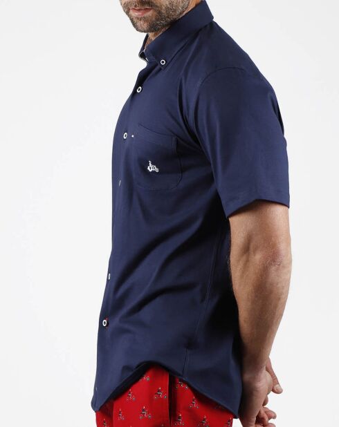 Polo azul marino Max