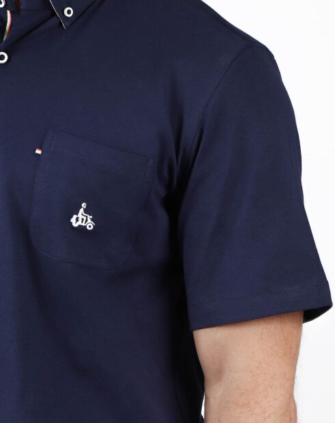 Polo azul marino Max
