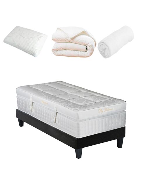 Pack prêt-à-dormir Empereur blanc/anthracite - 90x200 cm