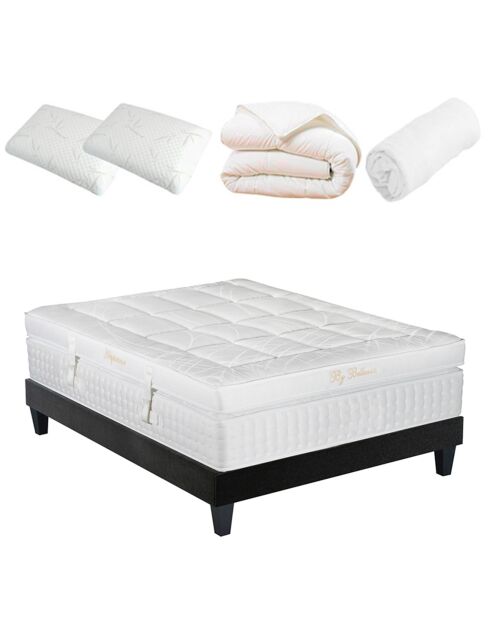 Pack prêt-à-dormir Empereur blanc/anthracite - 140x190 cm