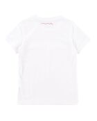 T-Shirt en Coton Ezio logo en relief blanc