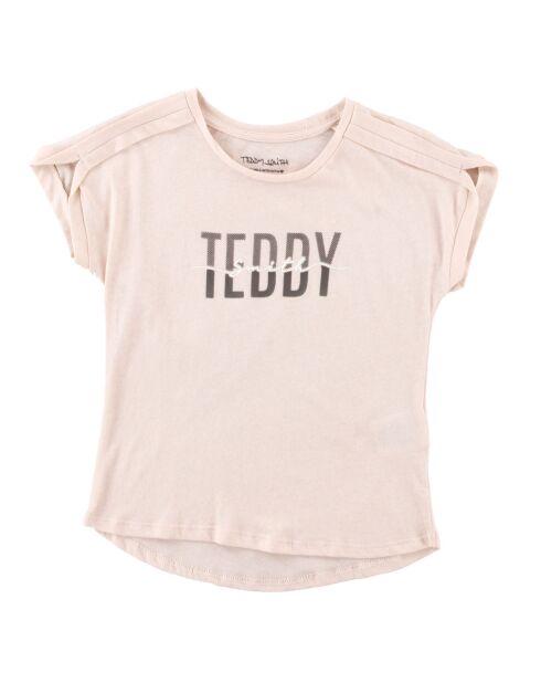 T-Shirt en Coton Tiba rose pâle