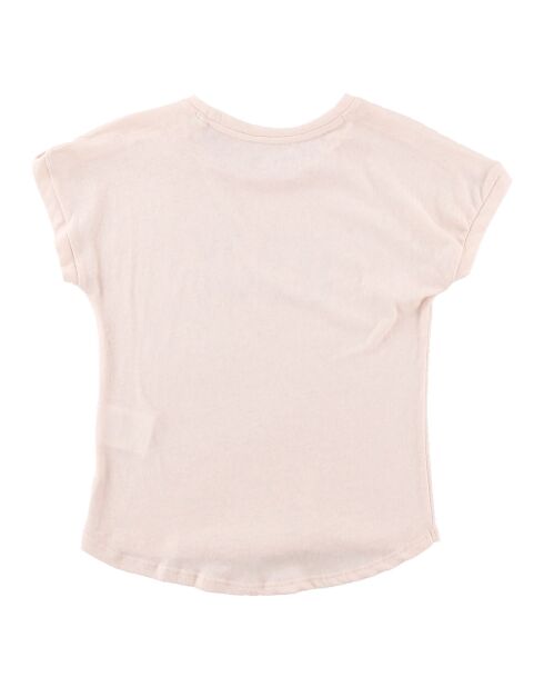 T-Shirt en Coton Tiba rose pâle