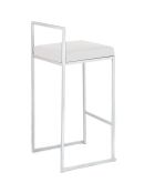 2 Tabourets Dodo blancs - 88x41x41 cm