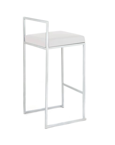 2 Tabourets Dodo blancs - 88x41x41 cm