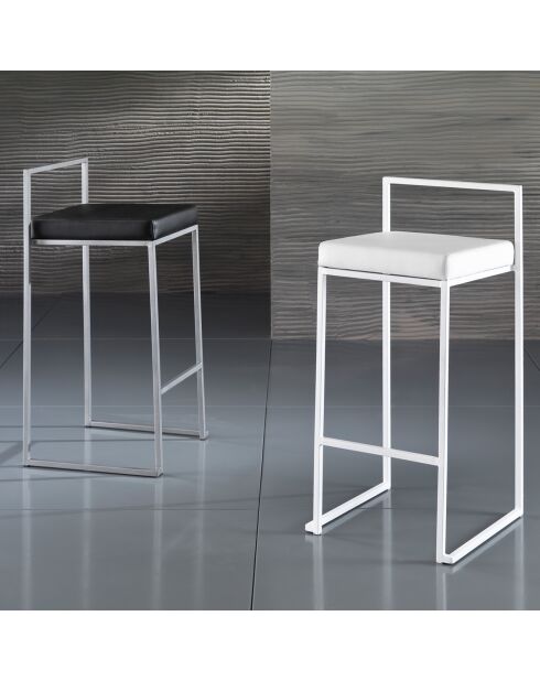 2 Tabourets Dodo blancs - 88x41x41 cm