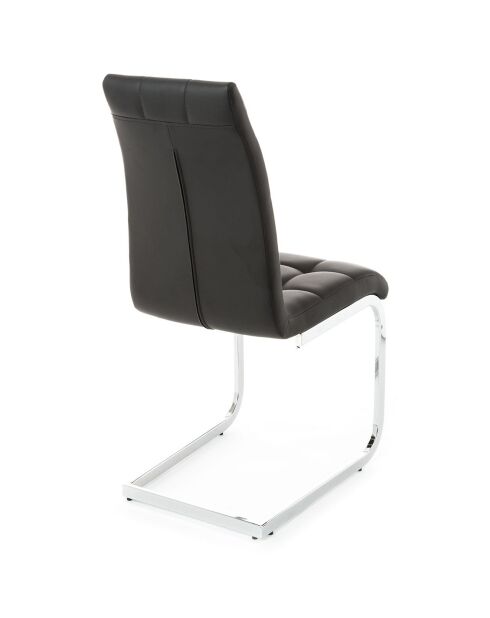 4 Chaises Cozy noires - 98x44x58 cm