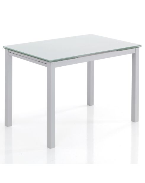 Table à rallonge Fast blanche - 76x110x70 cm