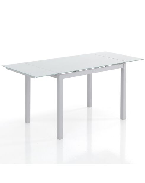 Table à rallonge Fast blanche - 76x110x70 cm