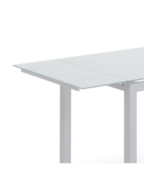 Table à rallonge Fast blanche - 76x110x70 cm