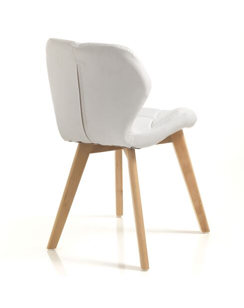 2 Chaises New Kemi blanches - 77x45x55 cm