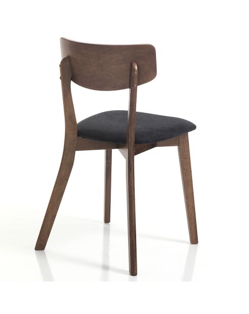 2 Chaises Varm noyer/gris - 80x44x47 cm