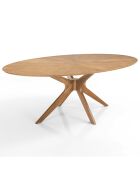 Table en Bois Tallin chêne - 75x110x190 cm