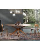 Table en Bois Tallin chêne - 75x110x190 cm