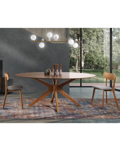 Table en Bois Tallin chêne - 75x110x190 cm