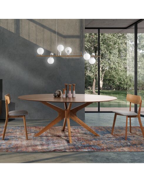 Table en Bois Tallin chêne - 75x110x190 cm