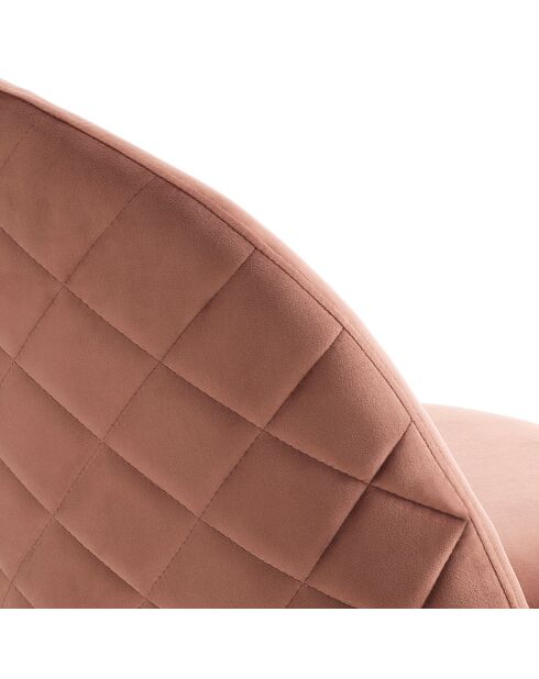 4 Chaises Selly rose poudré - 76x53x56 cm