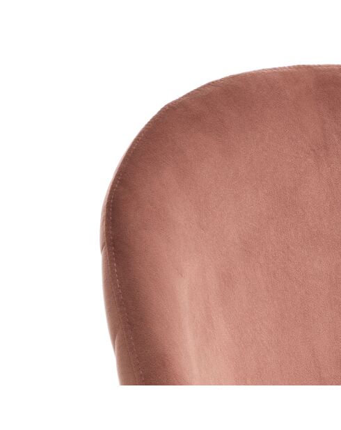 4 Chaises Selly rose poudré - 76x53x56 cm