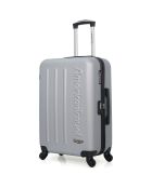 Valise Moyen Séjour 4 roues simples Bronx 65 cm grise