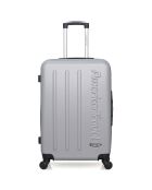 Valise Moyen Séjour 4 roues simples Bronx 65 cm grise