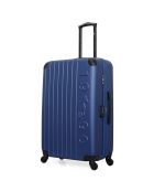 Valise Long Séjour  4 roues simples Porter 75 cm bleue