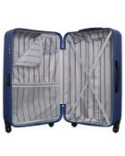 Valise Long Séjour  4 roues simples Porter 75 cm bleue