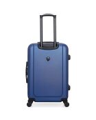 Valise Moyen Séjour 4 roues simples Porter 65 cm bleue