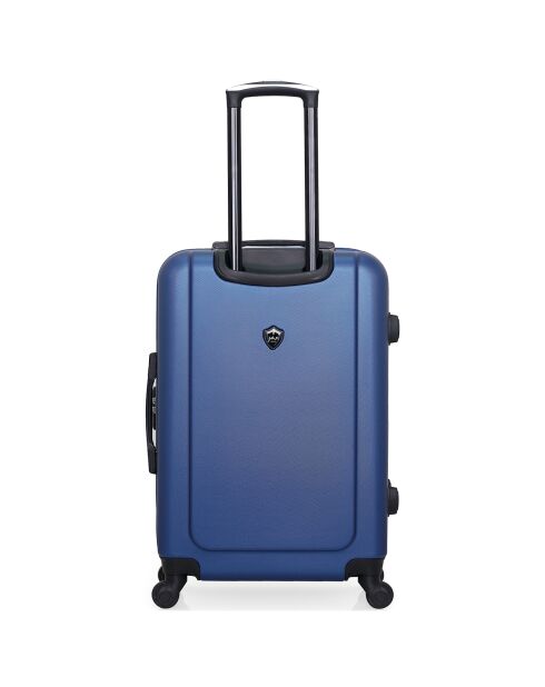 Valise Moyen Séjour 4 roues simples Porter 65 cm bleue