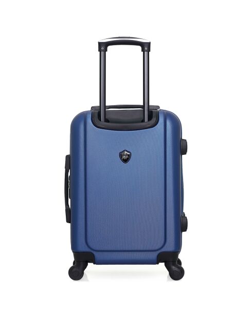 Valise Cabine 4 roues simples Porter 55 cm bleue