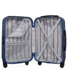 Valise Cabine 4 roues simples Porter 55 cm bleue