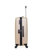 Valise Moyen Séjour 4 roues simples Springfield 65 cm beige