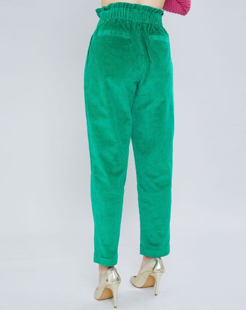 Pantalon Bettina vert emeraude
