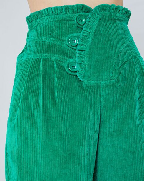 Pantalon Bettina vert emeraude