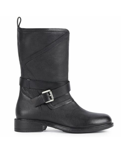 Bottes en Cuir Catria noires