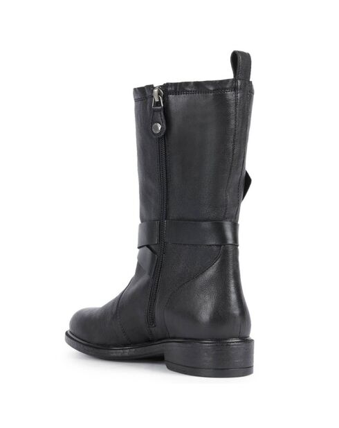 Bottes en Cuir Catria noires