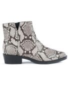 Bottines en Cuir Teoclea beige/gris